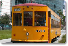 Downtown Tampa Channel District - Tampa Street Car Florida